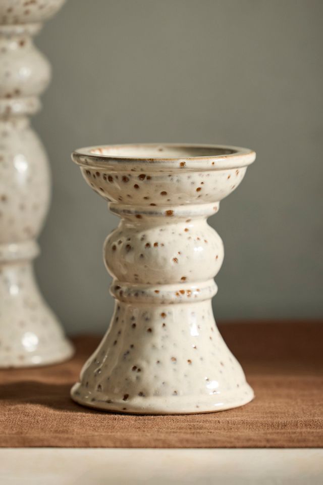 Boiled Glaze Ceramic Taper Holder #1