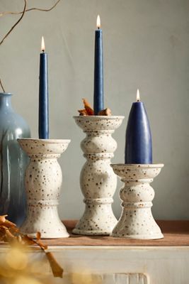 Boiled Glaze Ceramic Taper Holder