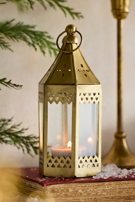 Terrain Mini Punched Iron Lantern