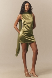 Mare Mare Satin Scarf Mini Dress