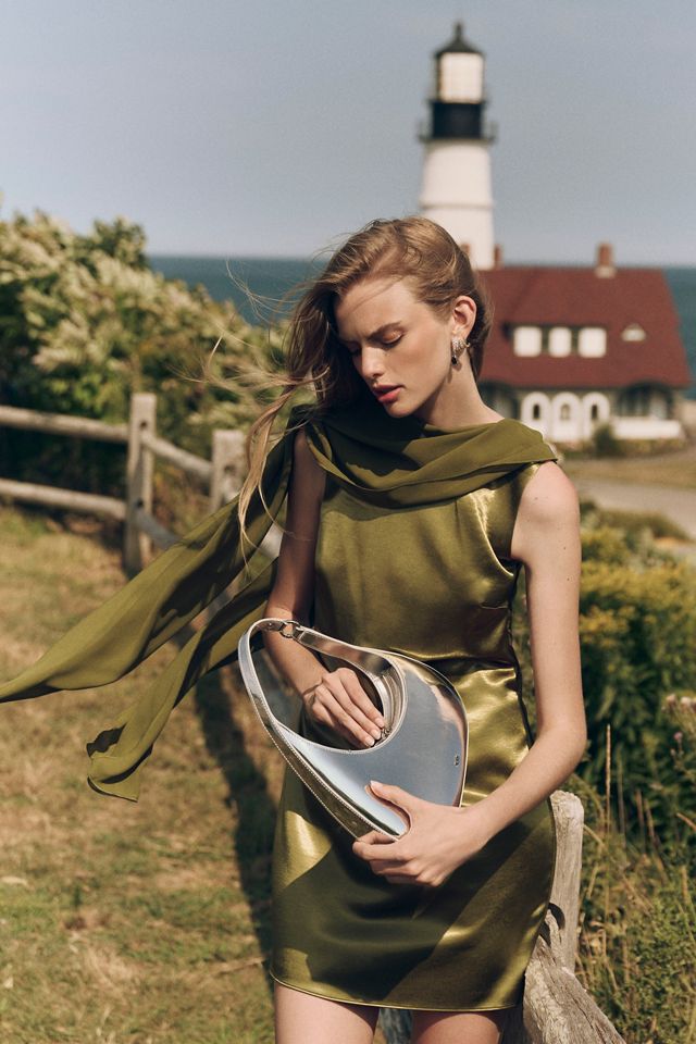 Mare Mare Satin Scarf Mini Dress #2