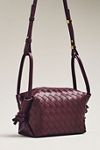 Mini Top-Handle Woven Tote with Wallet