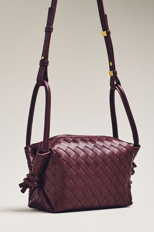 Loop-Strap Woven Crossbody Bag #1