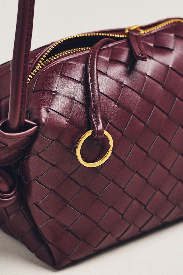 Loop-Strap Woven Crossbody Bag #2