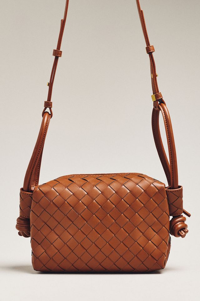 Loop-Strap Woven Crossbody Bag #1