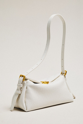 Slouchy Faux Leather Shoulder Bag