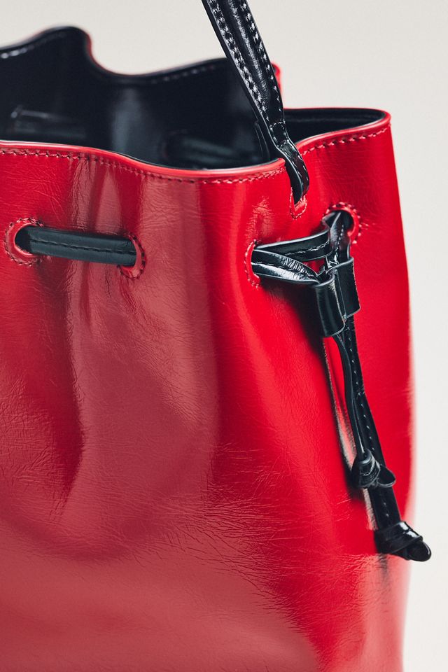 Two-Tone Cinched Bucket Bag | Anthropologie
