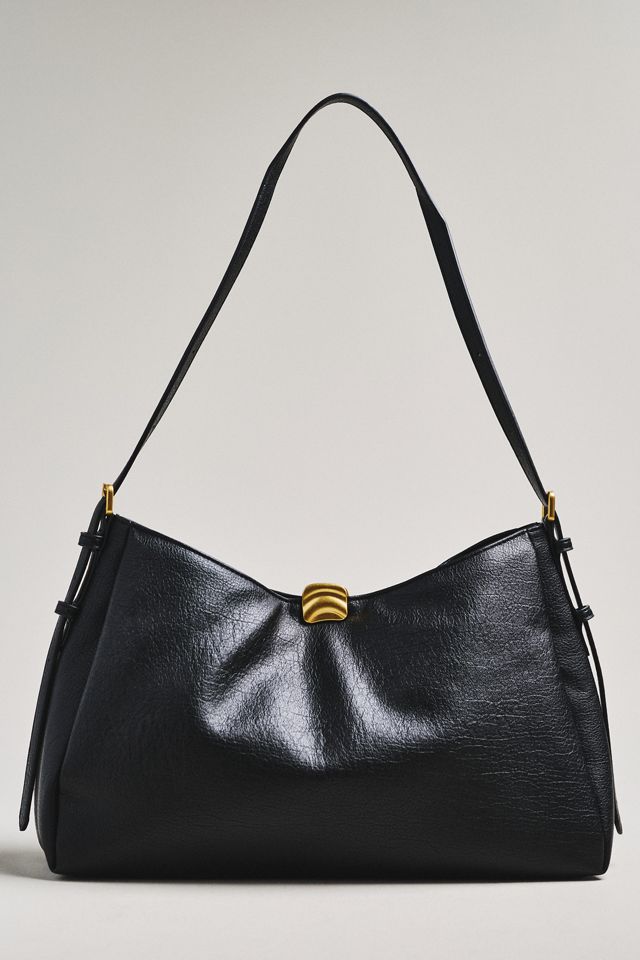 Foldover Slouchy Buckle Shoulder Bag #3