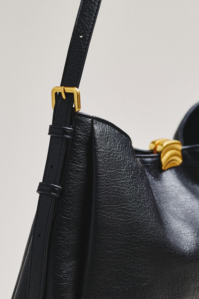Foldover Slouchy Buckle Shoulder Bag #4
