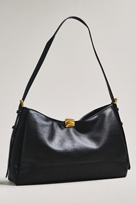 Sac à bandoulière plissé à boucle