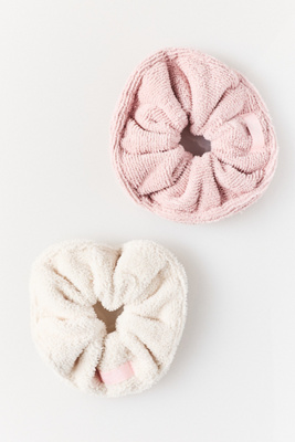 Danielle Creations Hair Scrunchie, Set Of 2 In Pink