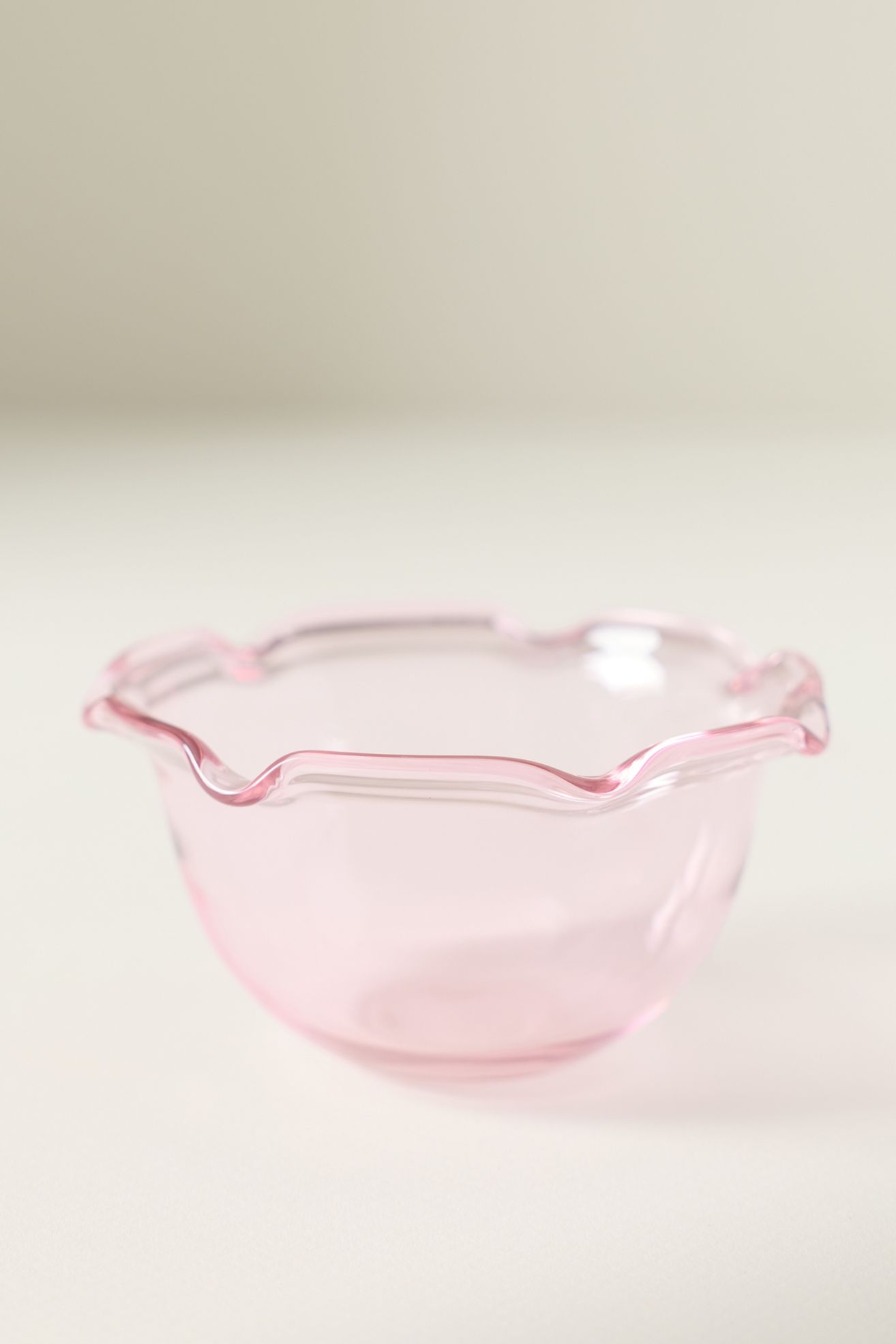 Lilypad Glass Nut Bowl - Pink, Standard, One Size