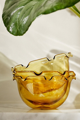 Lilypad Small Glass Bowl