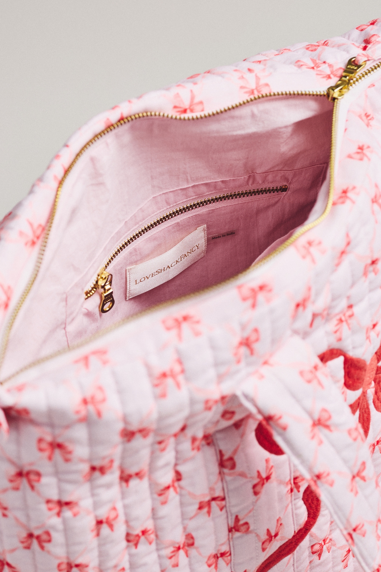 LoveShackFancy Aja Patterned Tote Bag