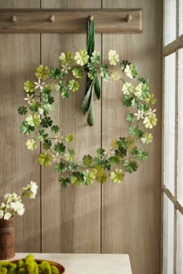 Shamrock Iron Wreath