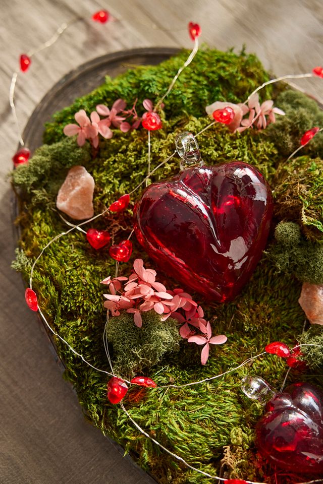 Recycled Glass Heart #5