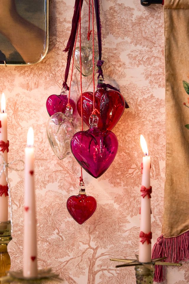 Recycled Glass Heart #6