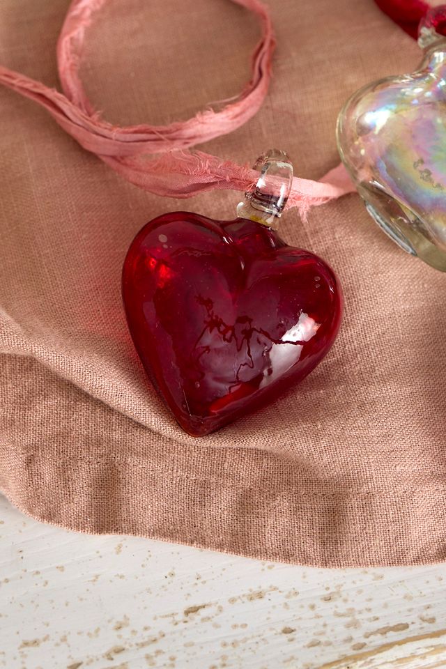 Recycled Glass Heart #7