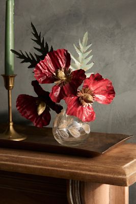 Red Flower Iron Bouquet