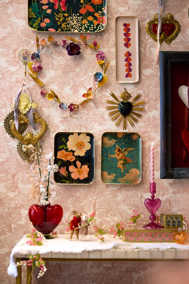 Printed Fabric Brass Box #2