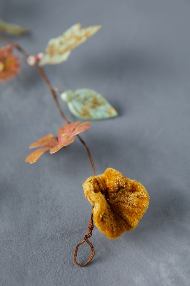 Gilded Botanicals Iron + Velvet Garland, Small #3