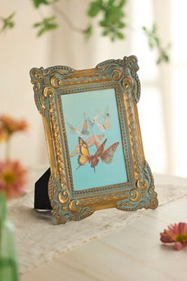 Anthropologie Ornamental Picture Frame In Multi