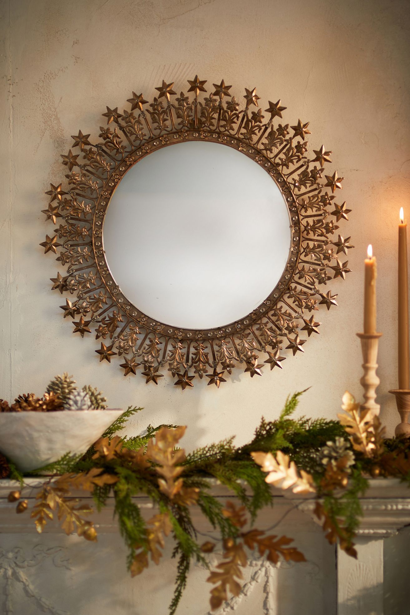 Starry Crown Mirror, Small - Multi, Standard, S