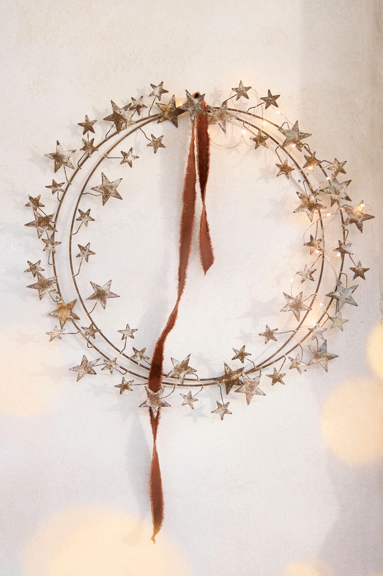 Aged Iron Star Wreath - Multi, One Size