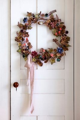 Gilded Botanicals Iron + Velvet Wreath