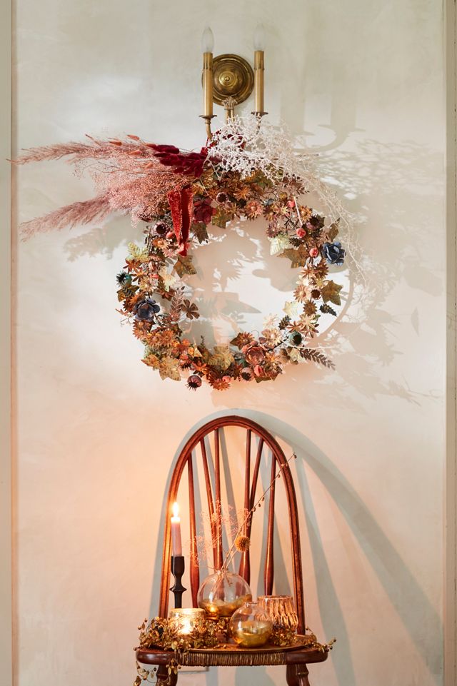 Gilded Botanicals Iron + Velvet Wreath #7