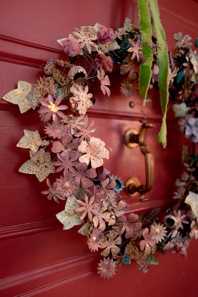 Gilded Botanicals Iron + Velvet Wreath #8