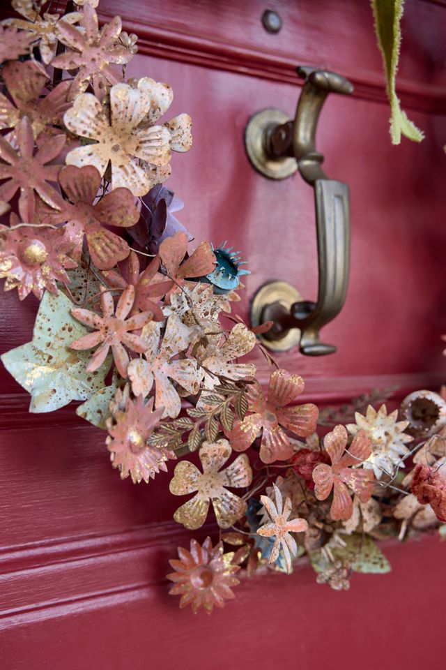 Gilded Botanicals Iron + Velvet Wreath #9