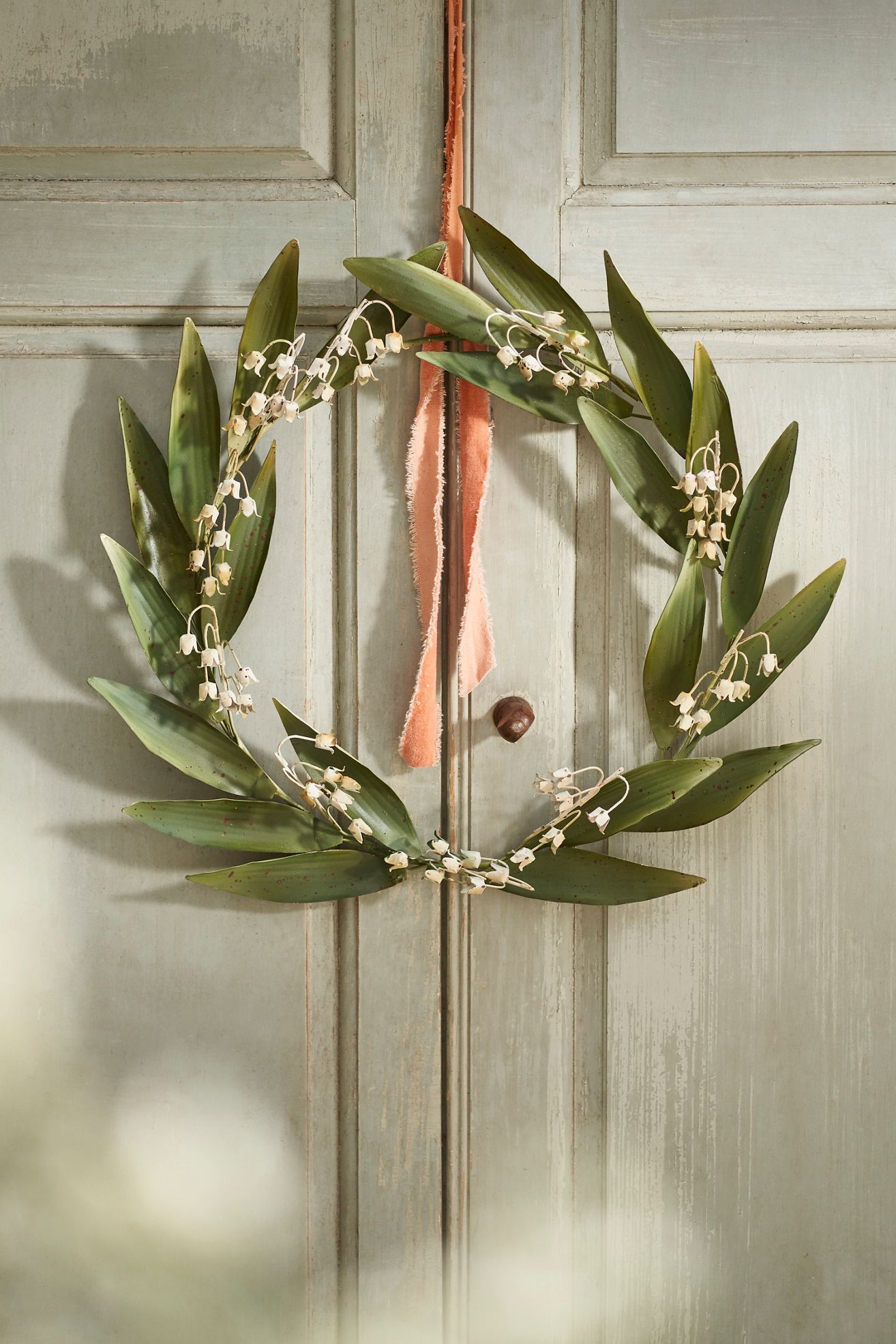 Lily of the Valley Iron Wreath - Multi, Standard, One Size