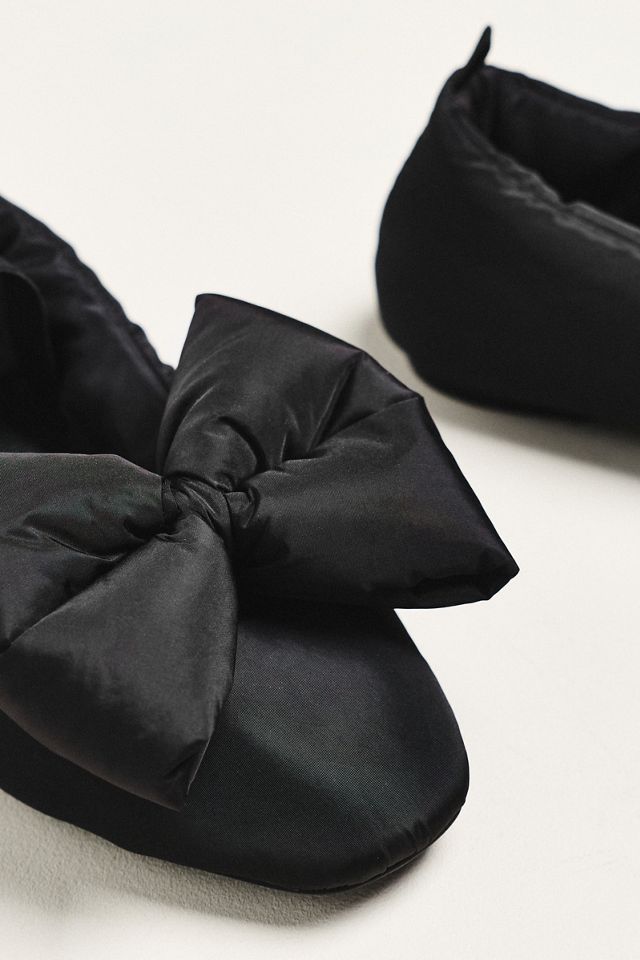 Intentionally Blank Puffy Bow Ballet Flats #2