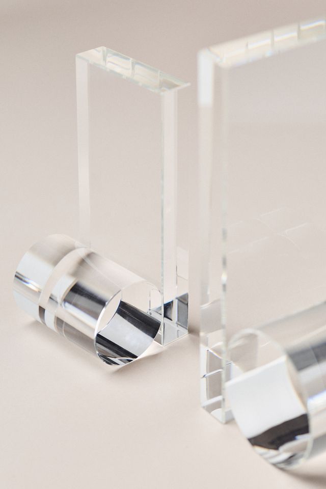 Crystal Glass Bookends, Set of 2 #2
