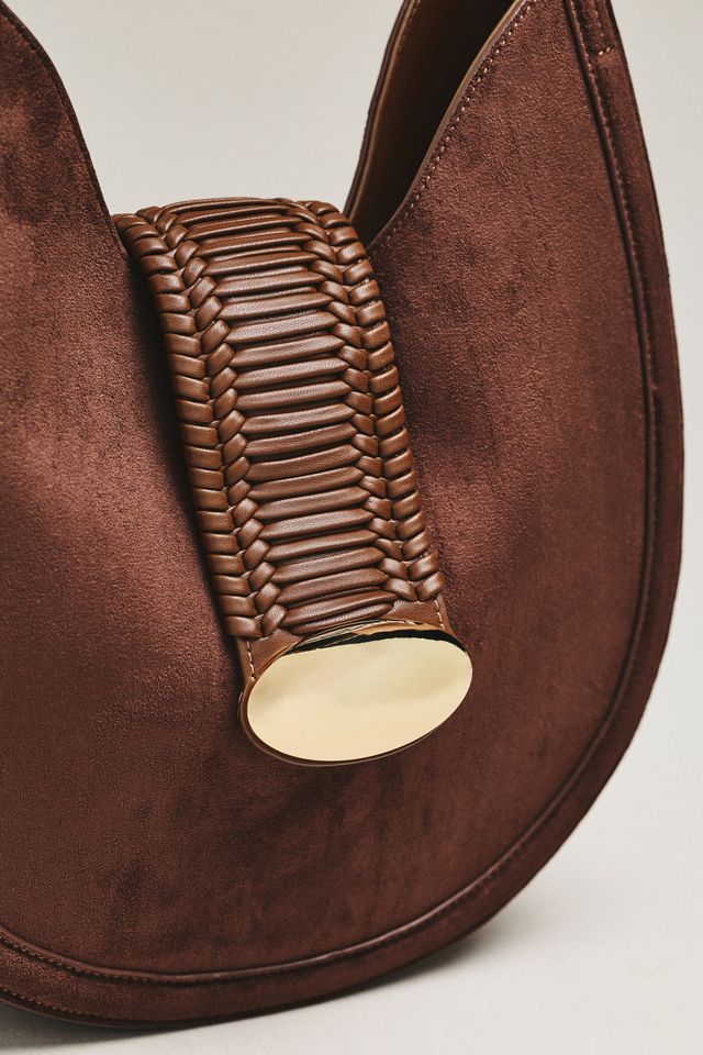 Faux-Suede Shoulder Bag #2
