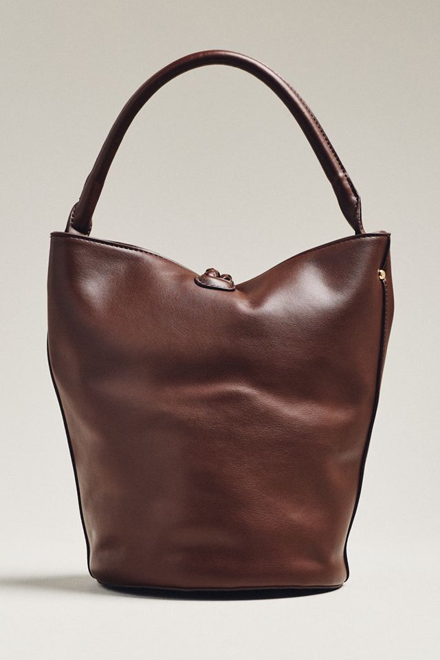 Aota Twist Tie Top-Handle Bucket Bag #2