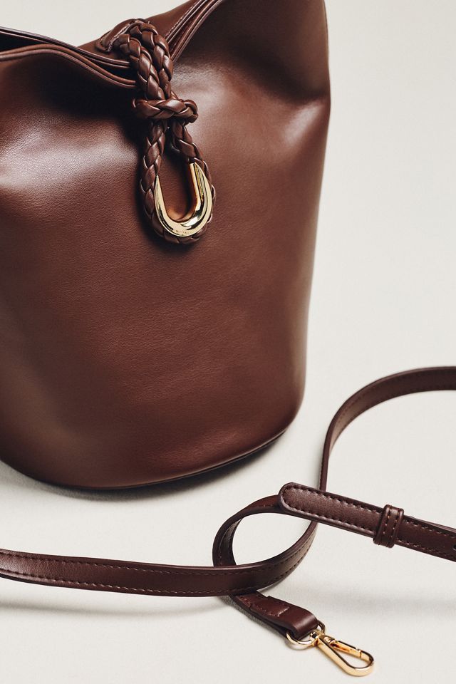 Aota Twist Tie Top-Handle Bucket Bag #3