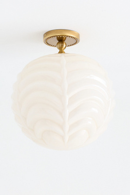 Anthropologie Charlotte Ceiling Light In White