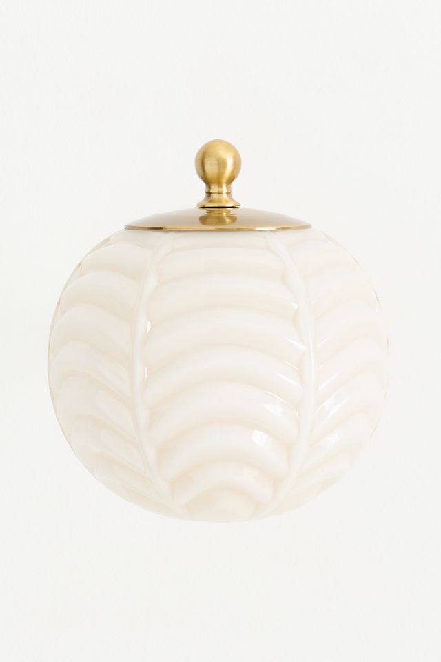 Charlotte Milk Glass Sconce #1