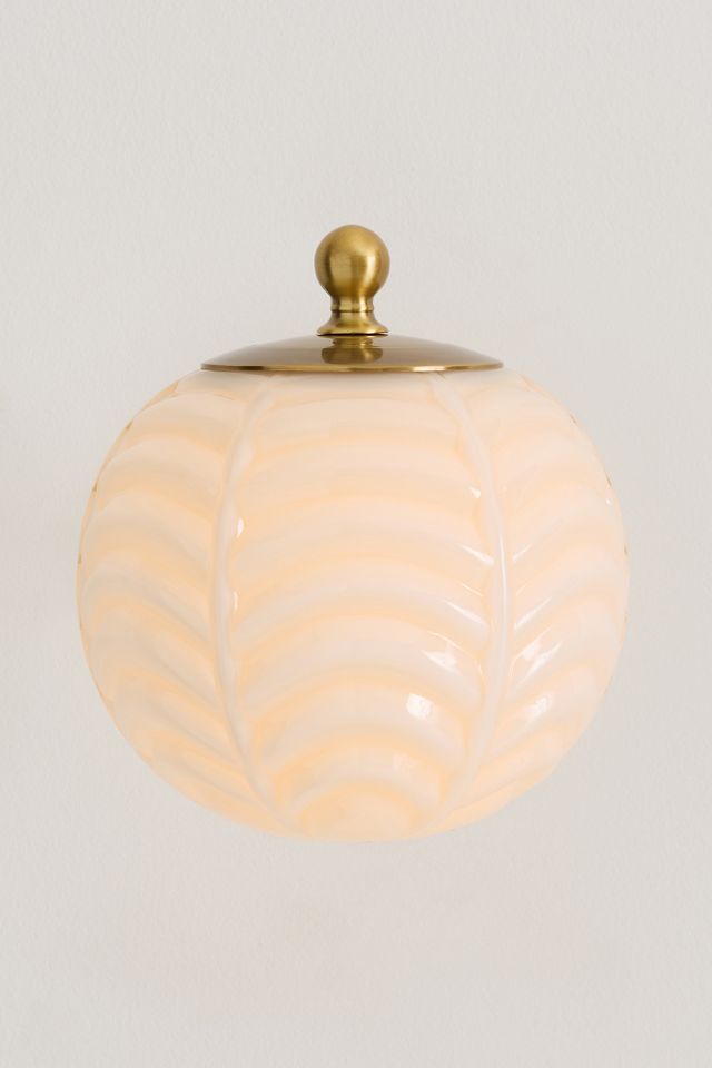 Charlotte Milk Glass Sconce #2