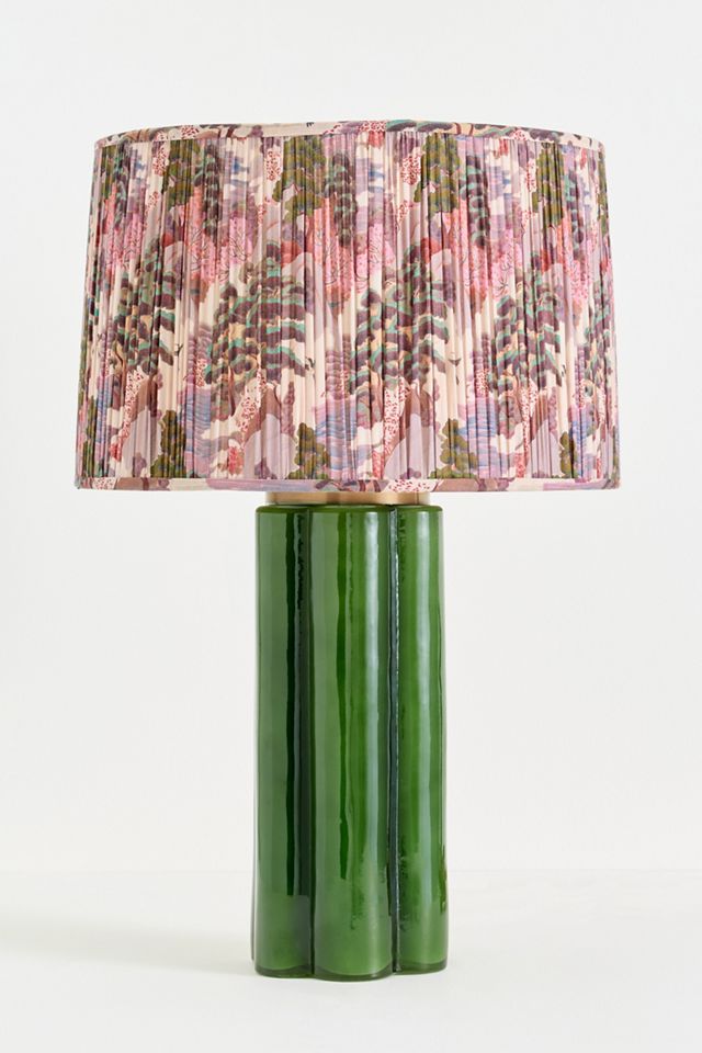 Scalloped Glass Lamp Base #3