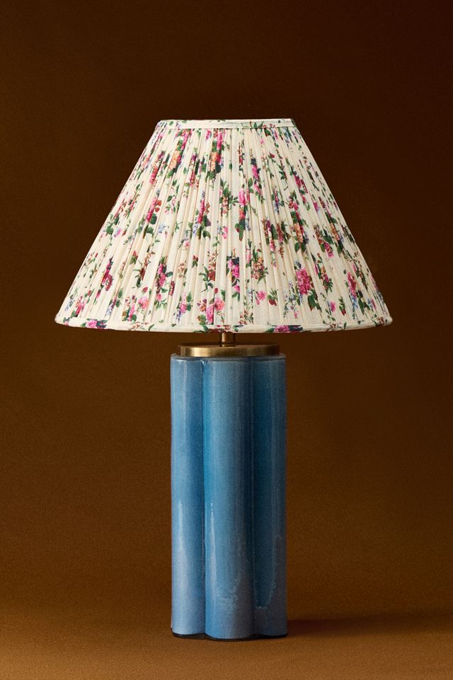 Scalloped Glass Lamp Base #2