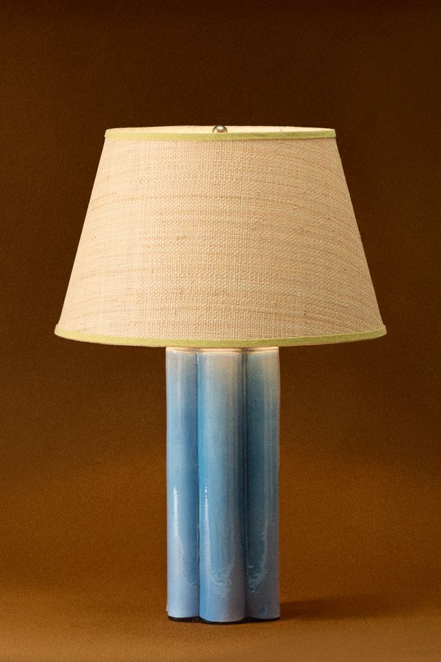 Scalloped Glass Lamp Base #4