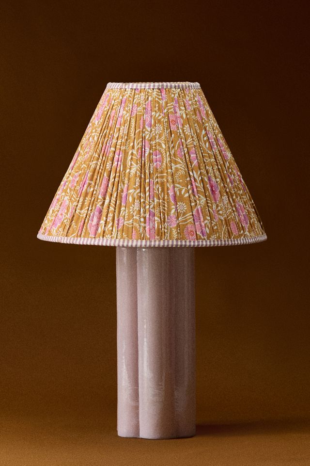 Scalloped Glass Lamp Base #4