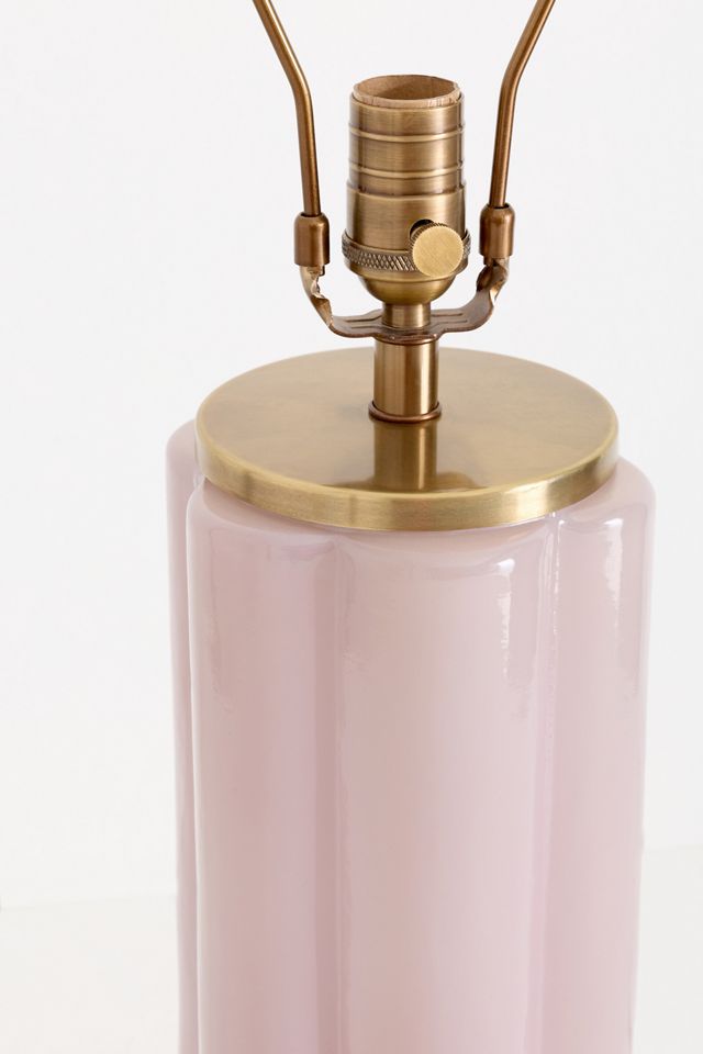 Scalloped Glass Lamp Base #1