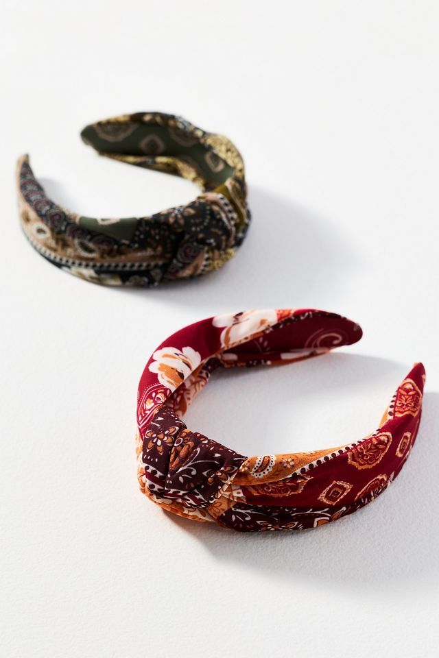 Everly Paisley Knot Headband #1