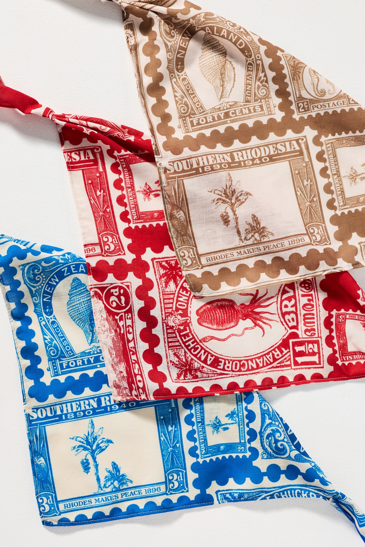 Stamp Printed Hair Scarf