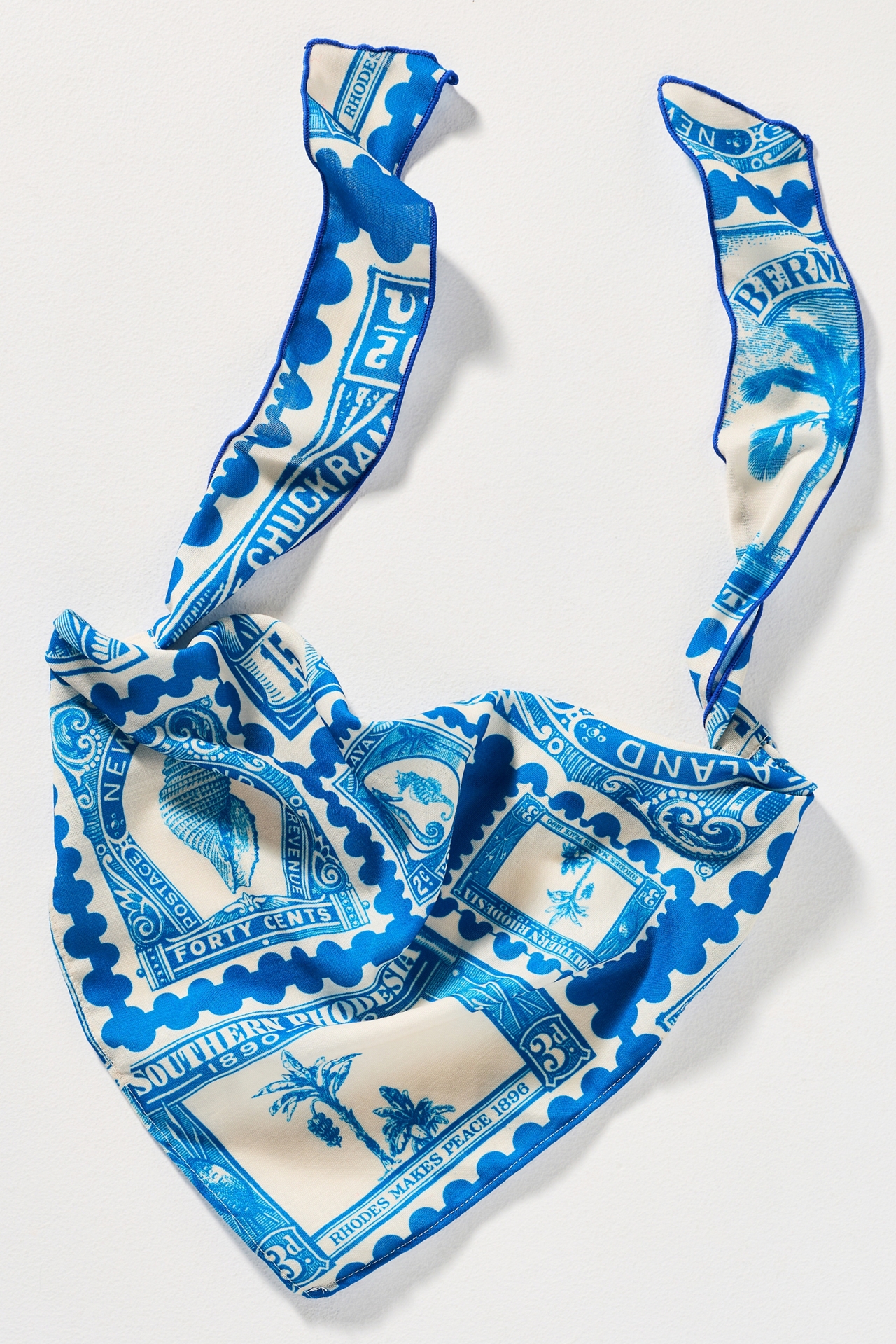 Stamp Printed Hair Scarf