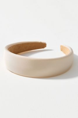 Puff Ribbed Satin Headband
